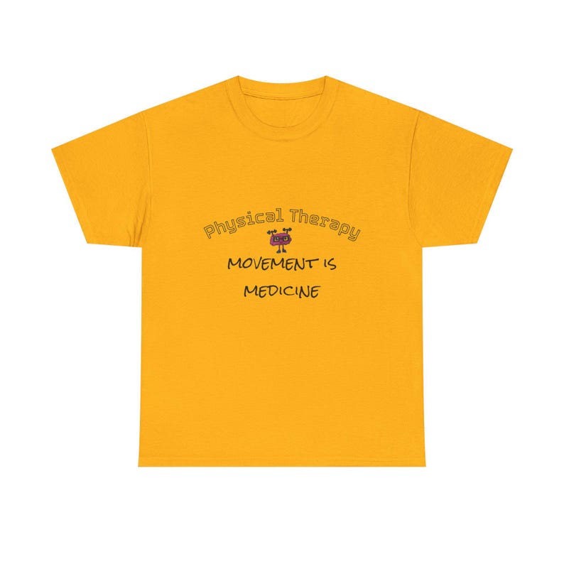 Movement is Medicine-T-shirt – cadeau voor fysiotherapie, katoenen uniseks shirt afbeelding 4