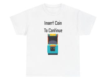 Retro Gamer-tröja - Sätt in mynt, arkadstil unisex-tröja