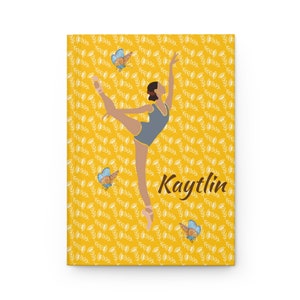 Personalized Ballet Journal, Summer Intensive Journal, Class Journal, Hardcover Journal Matte