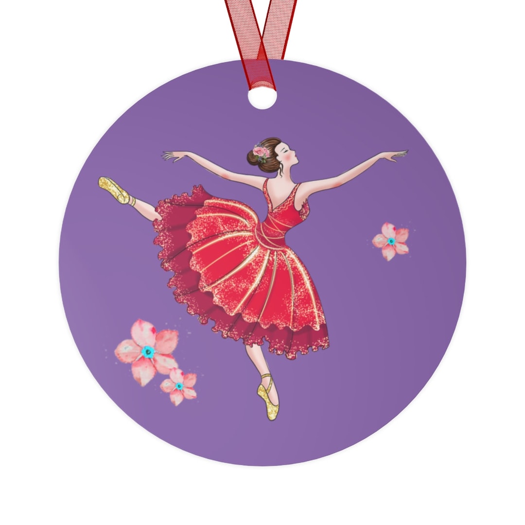 Personalized Nutcracker Ornament, Waltz of the Flowers, Marzipan, Dew