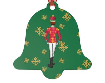 Personalized Nutcracker Ornament, Toy Soldier Nutcracker Ballet Metal Ornament, Land of the Sweets, Cavalier Ornament, Male Dancer