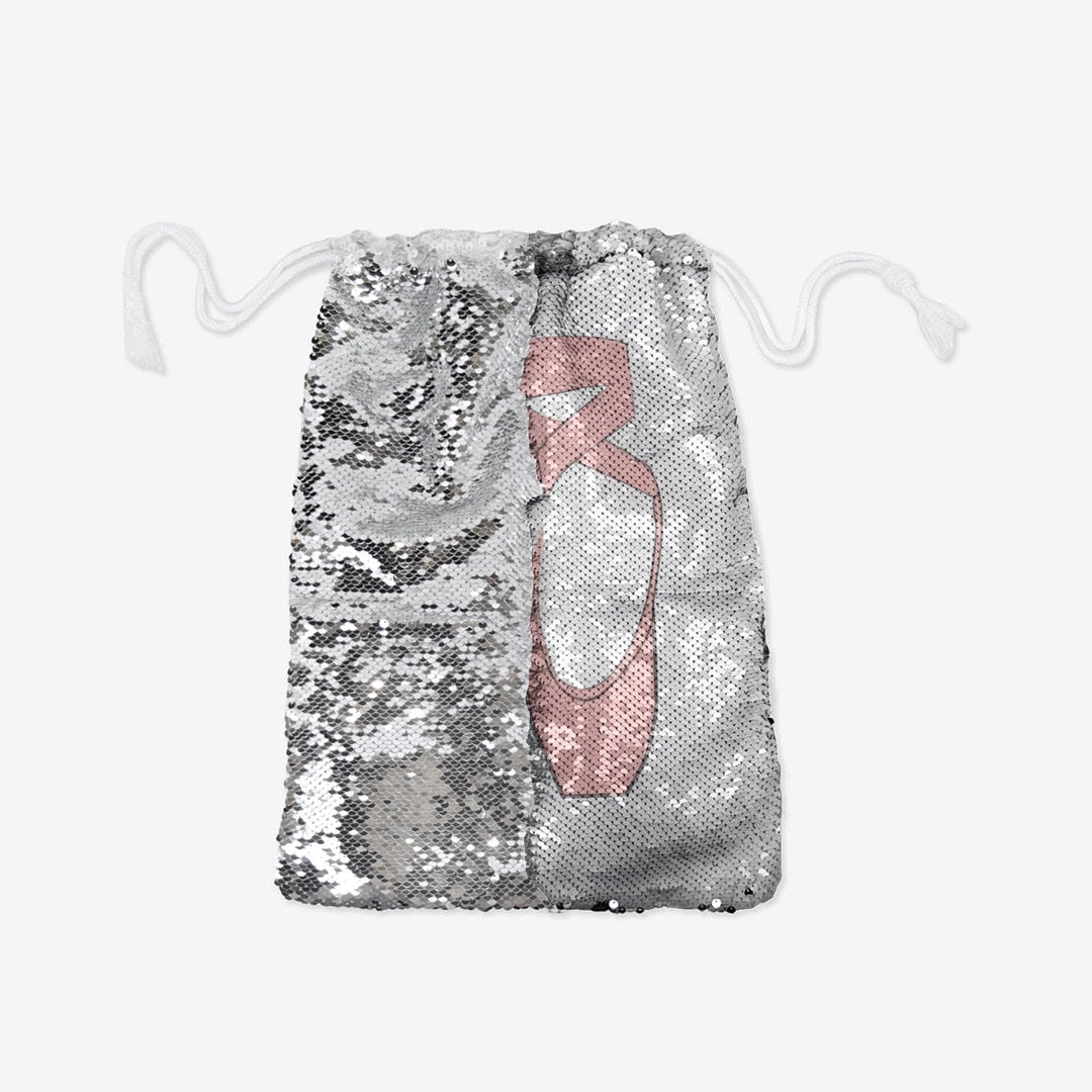 Personalized Pointe Shoe Bag, Ballerina String Bag, Ballet Gift for