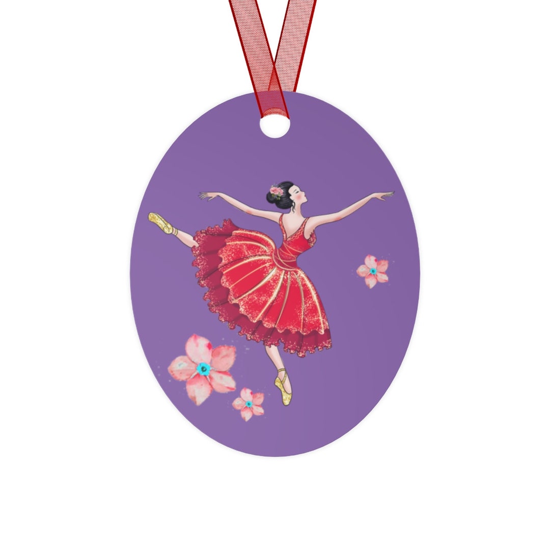 Personalized Nutcracker Ornament, Waltz of the Flowers, Marzipan, Dew