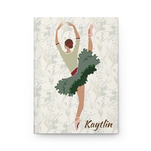 Personalized Ballet Journal, Summer Intensive Journal, Class Ballet Notebook, Midsummer Design, Dance Journal, Hardcover Journal Matte