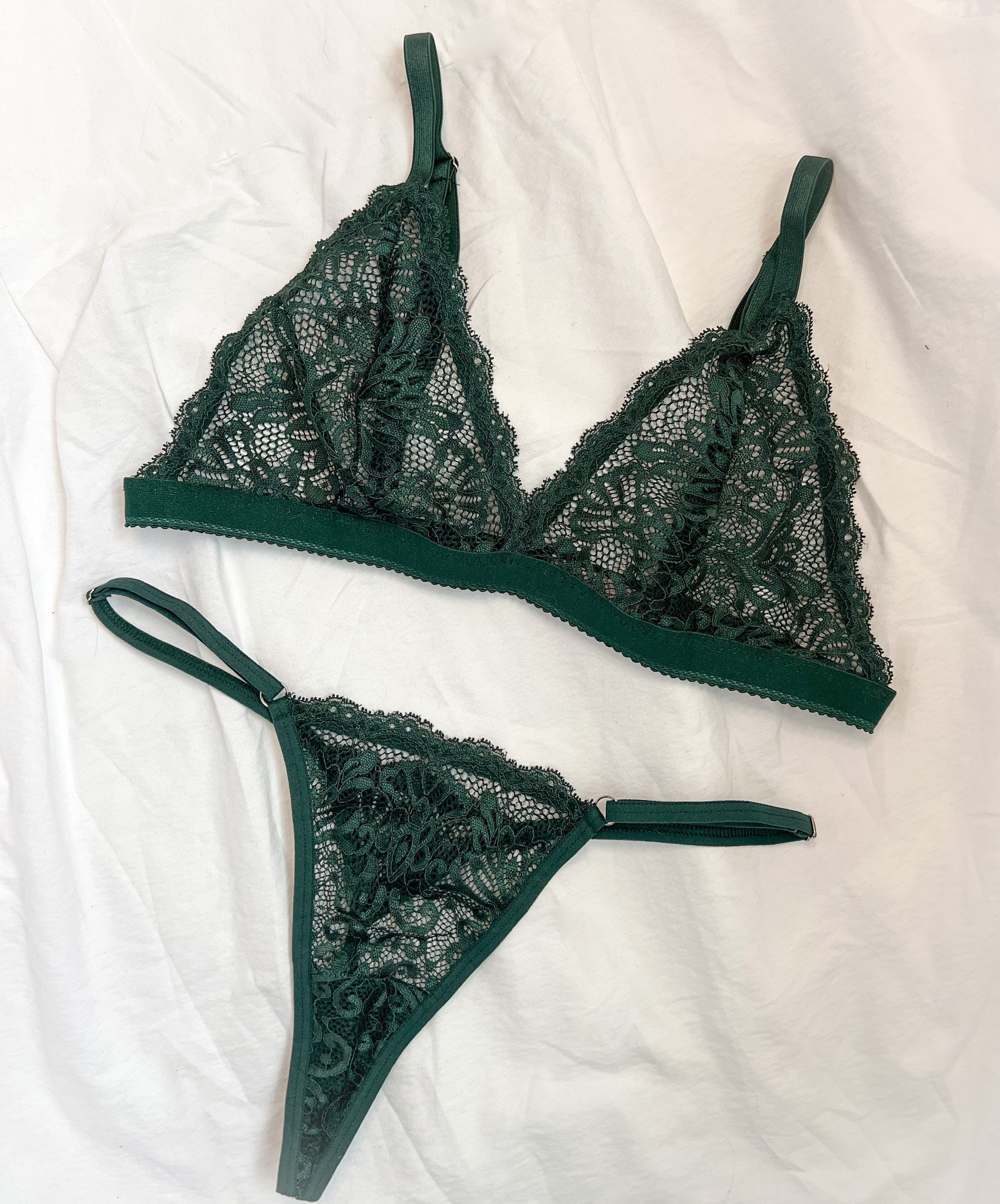 Green Lingerie Set 