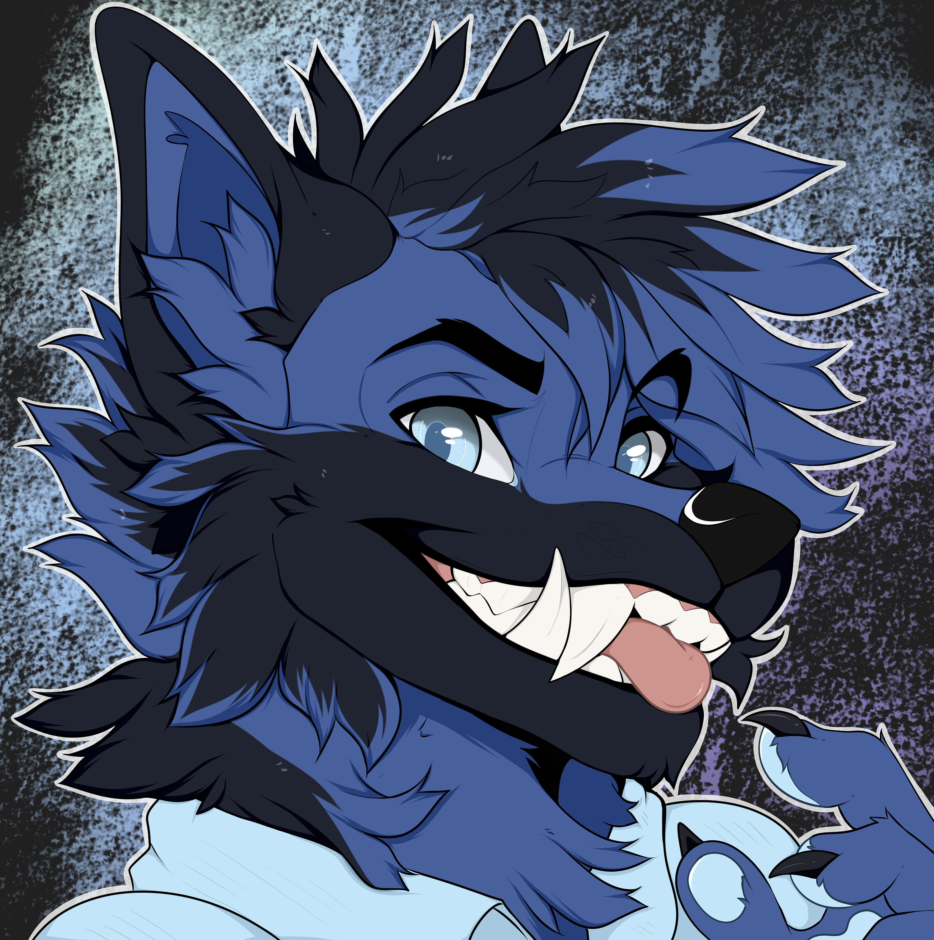 Furry male icon canine