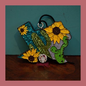 Texas Sunflower Car Freshie, Car Air Freshener,