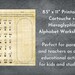 Ancient Egyptian Hieroglyphic Alphabet Cartouche Printable Worksheet ...