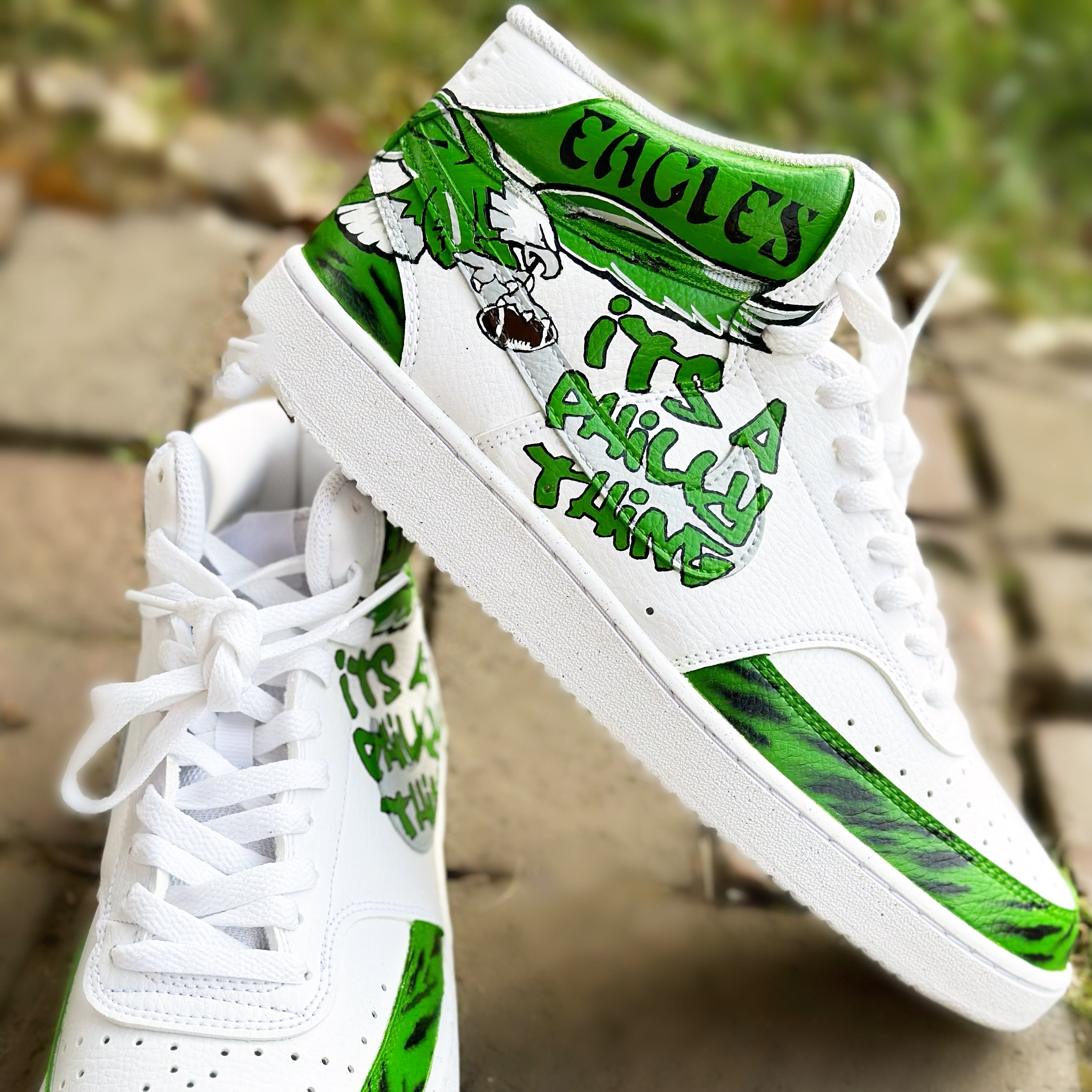 Philadelphia Eagles Air Jordan 13 Shoes, Custom Eagles Shoes