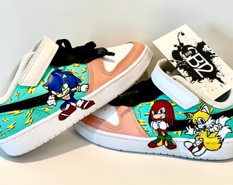 Custom Kids Sonic Sneakers