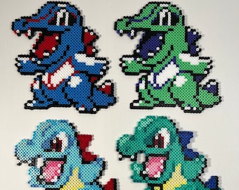 158 - Totodile Pixel Art