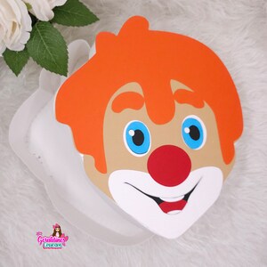 Payaso / Box Digital File /Svg - Silhouette Studio