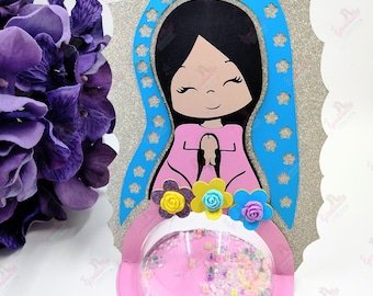 Our Lady of Guadalupe Virgin Mary Digital SVG-Silhouette Studio