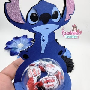 Porte-bonbons extraterrestre bleu Svg-Silhouette Studio