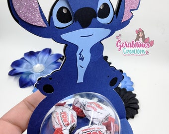 Blue Alien Candy Holder Svg-Silhouette Studio