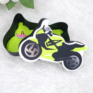 Archivo digital de caja de motocicleta/bicicleta /Svg- Silhouette Studio