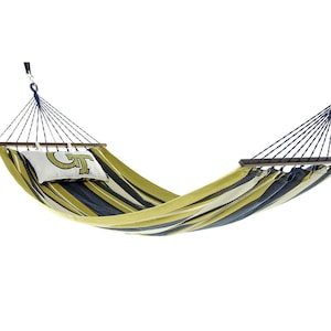 Georgia Tech Furniture, Georgia Tech Gift, Georgia Tech Alumni, Yellow Jackets Football Gift, Georgia Tech hammock outdoor decor