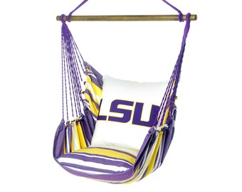 LSU Tigers Decor, LSU chair, Louisiana State University Gift, Lsu Tigers Licensed Collegiate, Lsu graduation present alumni