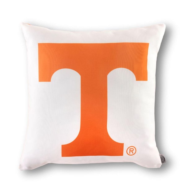 Tennessee Volunteers Pillow Cover: Power T Logo Sham, Vols Dorm Decor UTK, Vols Home Decor Gift