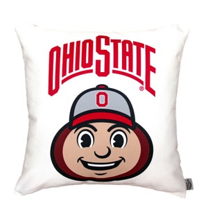 Ohio state bedding pillow for dorm decor