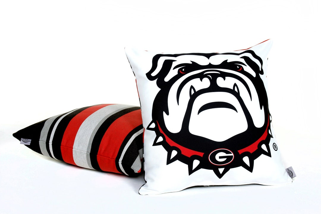 Bulldogs Throw Pillow, University of Gift, UGA Pillow