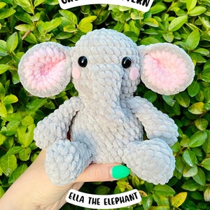 Crochet Pattern - Ella the Elephant