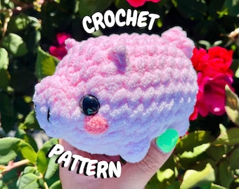 Crochet Pattern - No-Sew Baby Pig