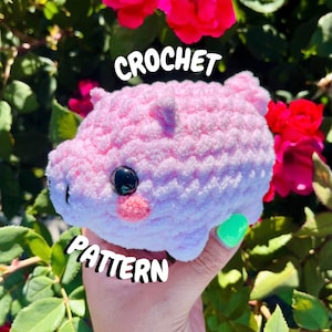 Crochet Pattern - No-Sew Baby Pig