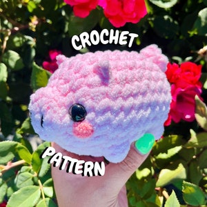 Crochet Pattern - No-Sew Baby Pig