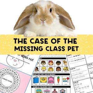 Missing Class Pet Mystery Party Game: Detective Birthday (Printable)