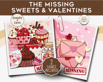 Valentine's Day Detective Games Bundle – Printable Mystery Games for Kids – Classroom Party Activity – Homeschool Game – Ages 7–12