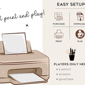 Print and play activity for kids with quick setup and simple materials