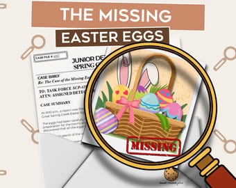 Easter Detective Mystery Game for Kids | Printable Easter Game | The Case of the Missing Easter Eggs | Ages 7–12