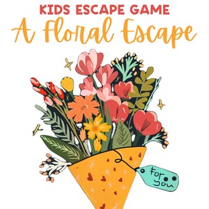 Mother&#39;s Day Escape Room: Floral Mystery Puzzle Game (PDF)