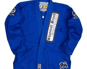 BJJ Gi Shoyoroll Ranked Classic kimono Batch 55 Jiu-jitsu Uniform 450 GSM **With Bag** Blue Kimono Suit