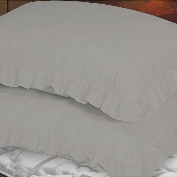 Ruffle Pillow Case Etsy