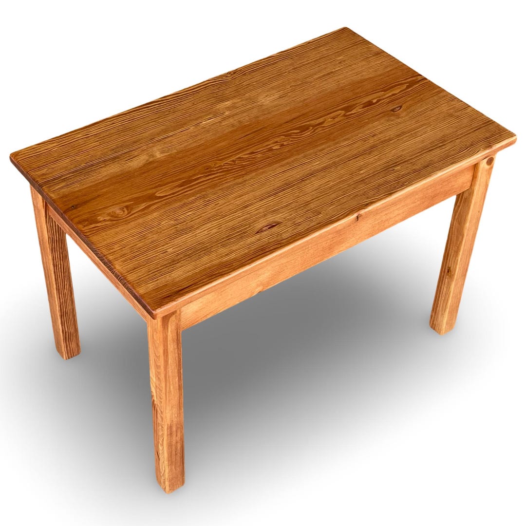 Tiny Rectangular Coffee Table / Little Rustic Coffee Table / Small ...