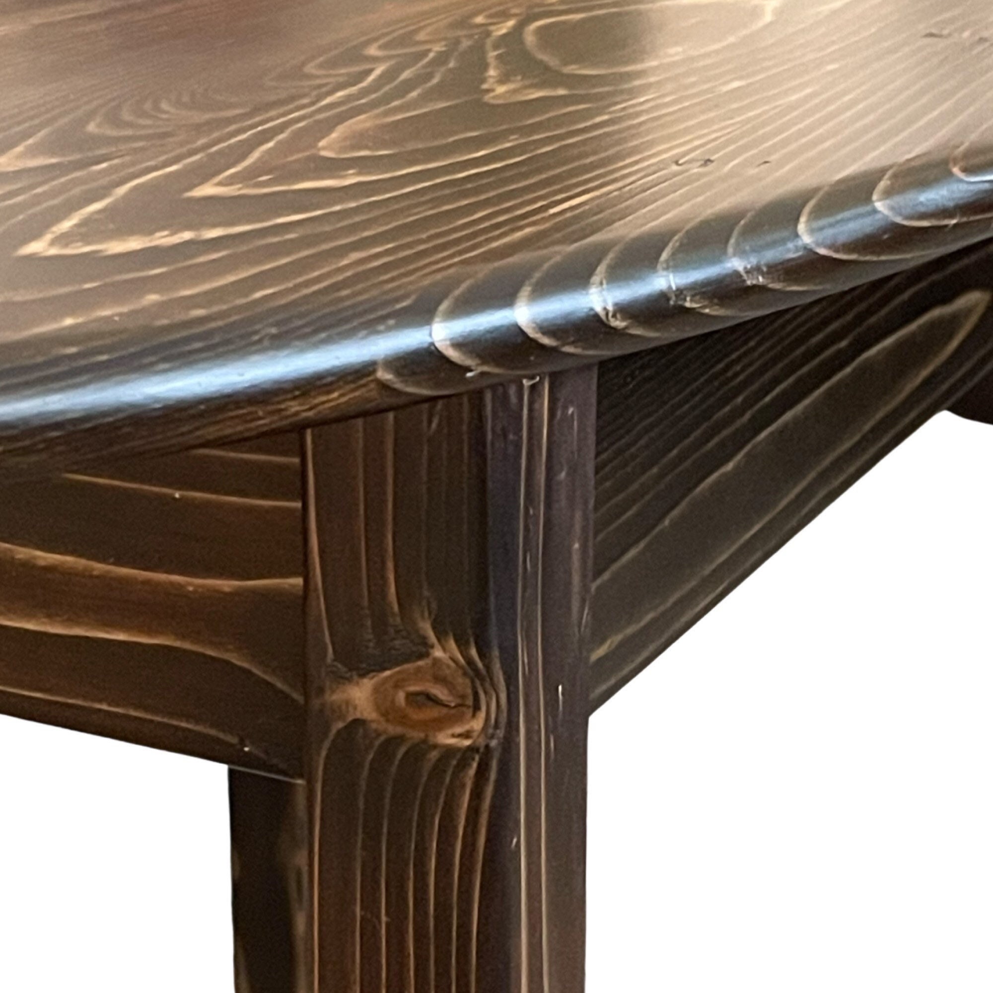 Small Oval Coffee Table With Shelf / Little Midcentury Coffee Table