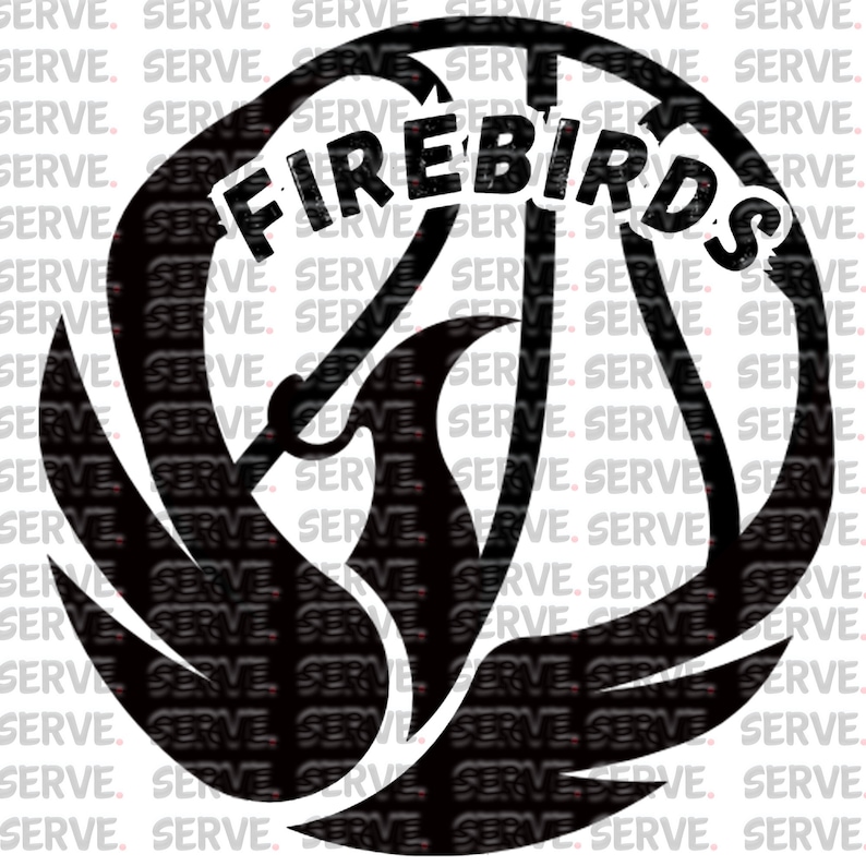 Firebirds Basketball Youth Digital Artwork Logo Download - Etsy