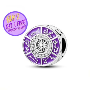 Sternzeichen Charme für Armband, Sternzeichen Karte Charme für Armband, Weihnachtsgeschenke