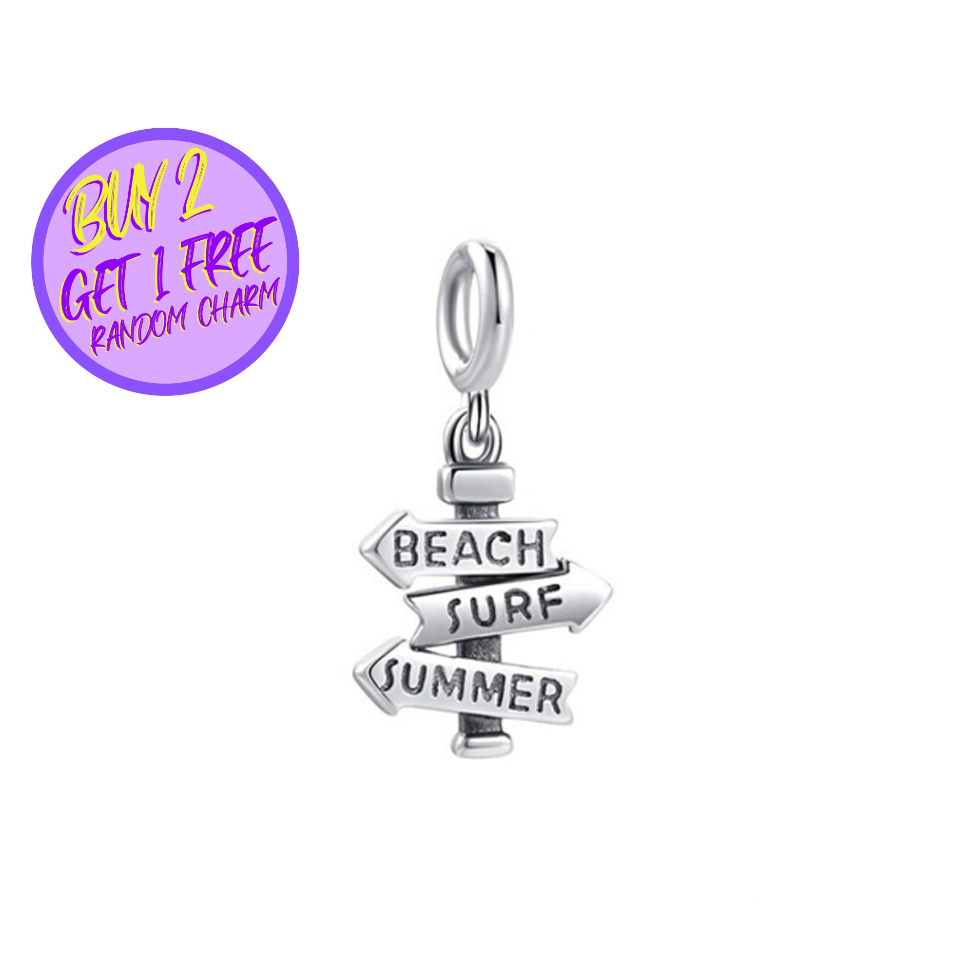 Beach Charm For  Bracelet, Summer Charms For  Bracelet, Gifts For Her, Birthday Gifts, Personalized Jewelry Gift, Handmade Jewelry