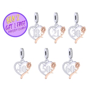 Birthday Charms For Bracelet, Birthday Gifts For Her