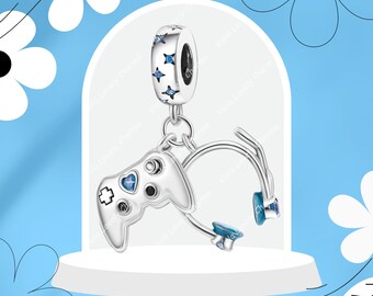 L'Appartement 【SHOUIA】 GAME CHARM ホワイト Gamer Charm for Bracelet, Game Console Designer Charm
