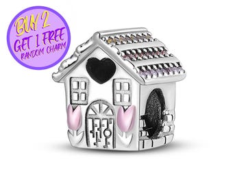 Home Sweet Home Bead Charm For Bracelets - Family House Charm Fits Pandora, Chamilia, Troll, Biagi, European Story Bracelets - View #13
