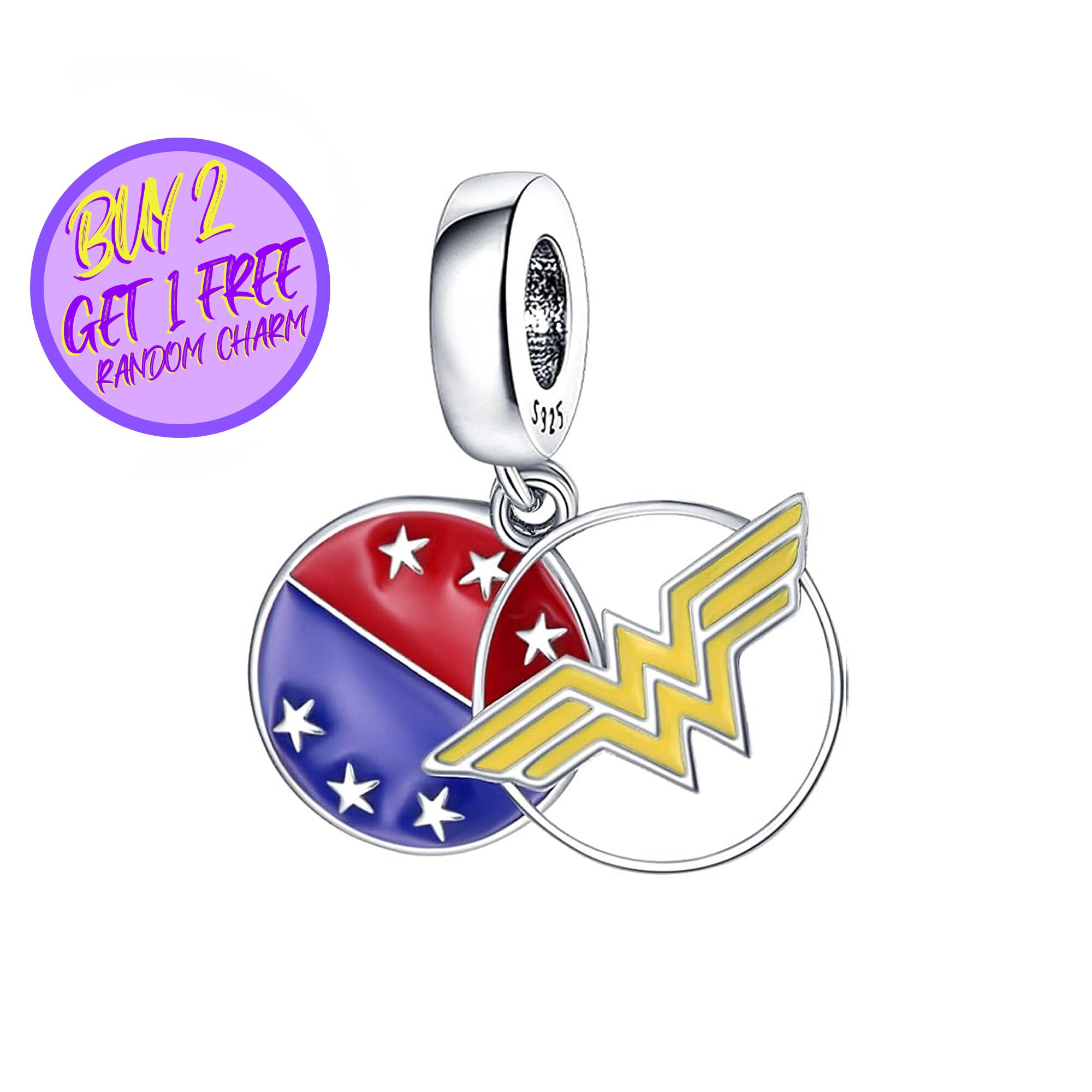 Wonder woman pandora charm bracelet deals