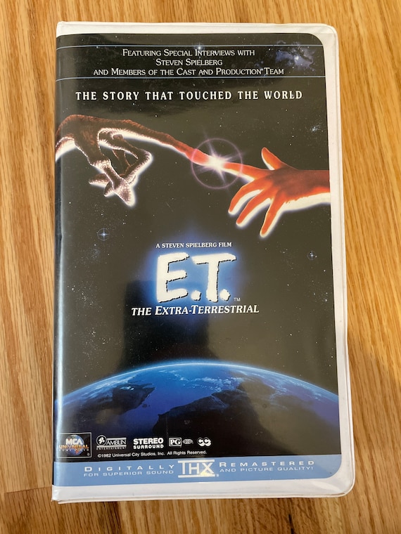 Steven Spielberg ET VHS Tape Excellent Condition Etsy