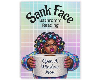 Sank Face Adult Bathroom Reading