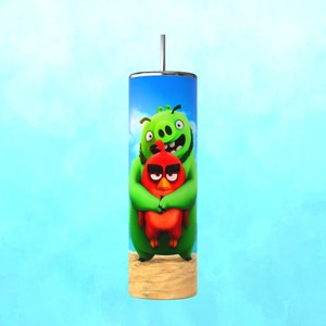 Vaso de viaje de dibujos animados de 20 oz, taza de viaje