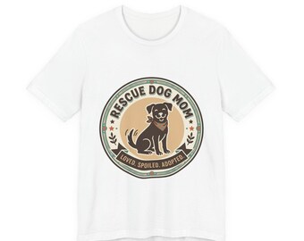 Rescue Dog Mom Tee | Rescue Pride, Fur Baby Shirt
