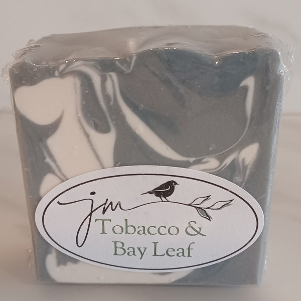 Tobacco and Bay Leaf Cold Process Handmade Artisan Man Soap Bar